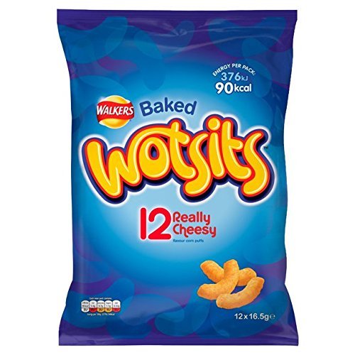 Wotsits Walkers Cheese Snacks 12 x 17g
