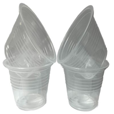 Plastic Power Bomber Shot Cups or Blaster Bomb Glasses (50 Pack, Clear - Soft Plastic)