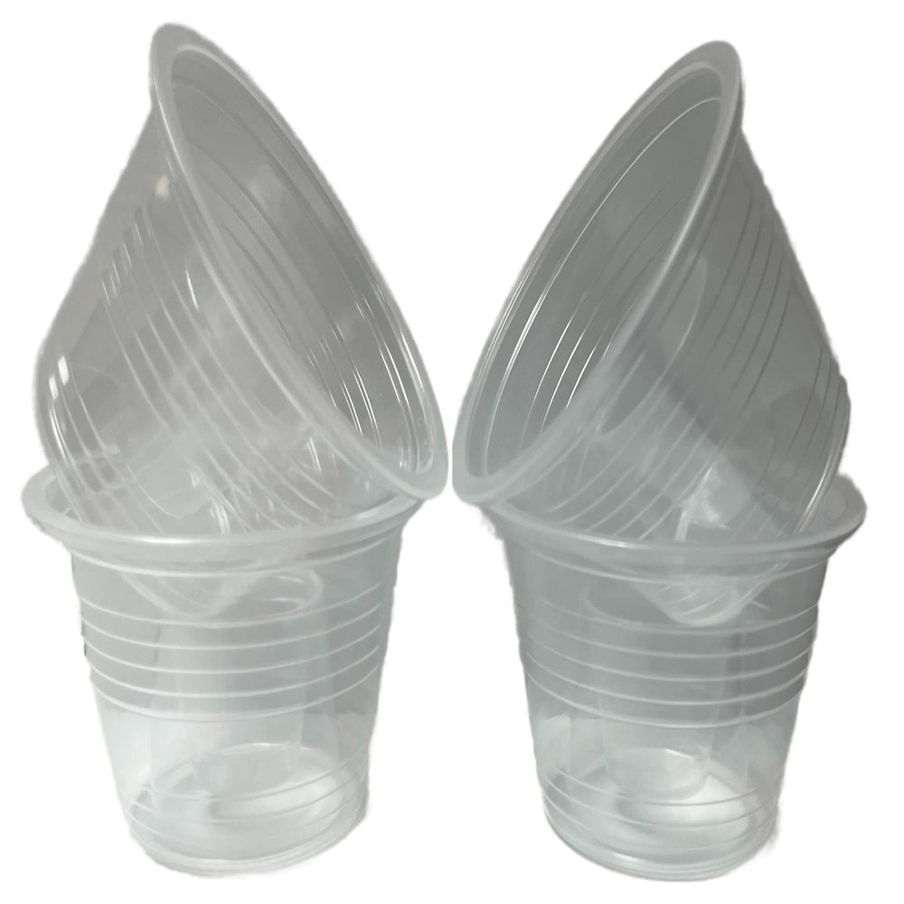 Plastic Power Bomber Shot Cups or Blaster Bomb Glasses (50 Pack, Clear - Soft Plastic)