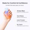 Lena Sensitive Menstrual Cup - Size Large - Ultra-Soft Reusable Silicone Period Cup for Sensitive Anatomy, 12-Hour Comfort, Gentle & Leak-Free Protection (LENA-COR-L) view 3
