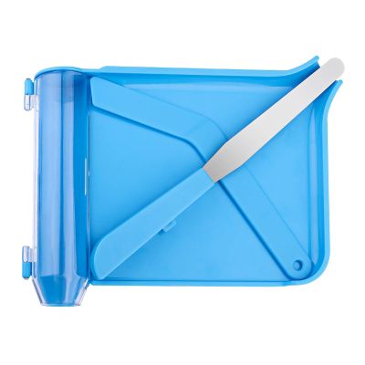 Opret Right Hand Pill Counting Tray with 2 Spatulas, Pill Counter with A Straight Spatula & A L-Spatula for Pharmacy to Count Meds Pills Tablets