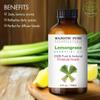 Majestic Pure Essential Oil with Glass Dropper - 100% Pure and Natural - Essential Oils for Diffuser, Aromatherapy, Soap and Candle Making, Lemongrass Essential Oil, Lemongrass Oil, 4 Fl Oz view 3