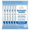 Nurture XL Rinse Free Bathing Wipes for Adults w/Aloe | Waterless Cleansing for sensitive skin | Disposable Adult Body Bath Wet Wipe for Disabled Bedridden | 48 wipes view 1