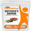BulkSupplements.com Butcher's Broom Extract Powder - Butchers Broom, Herbal Supplement - Vegan & Gluten Free, 500mg per Serving, 1kg (2.2 lbs) (Pack of 1) view 1