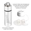 Mack's High Fidelity Ear Plugs for Concerts, Musicians, Motorcycles, Noise Sensitivity - 1 Pair (2 Comfort Tip Sizes) - Clear Hear Plugs with Case view 2