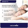 Naturewise Nighttime Fitness Support Supplement & Natural Sleep Aid with Cayenne Extract, Green Coffee Bean, GABA, L-Theanine - Vegetarian, Non-GMO - 60 Capsules[1-Month Supply] view 2