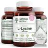 Natural Nutra L-Lysine HCl 500mg  Non-GMO, Vegan Amino Acid Supplement, Supports Immune Health & Collagen Production, 100 Capsules view 1