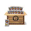 Pirate's Booty Aged White Cheddar Cheese Puffs, Gluten-Free, Kids Snacks, 1oz (12ct) view 1