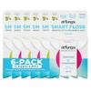 DrTung's Smart Floss - Natural Dental Floss, PTFE & PFAS Free, Gentle on Gums, Expands & Stretches, BPA Free - Cardamom Flavor(Pack of 6) view 1