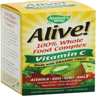 Alive Organic Vitamin C120 Vgcnature'S Way