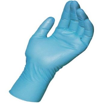 MAPA Solo Ultra 980 Nitrile Glove, Disposable, 0.008" Thickness, 12" Length, 2X-Large, Blue (Box of 100)