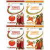 Carrot & Tomato Sandwich Wraps (Four-Pack)  Plant-Based, Vegan, Gluten-Free, Low-Carb Wrap Variety Pack  Non-GMO, Paleo Tortilla Alternative for Healthy, Creative Meals view 1