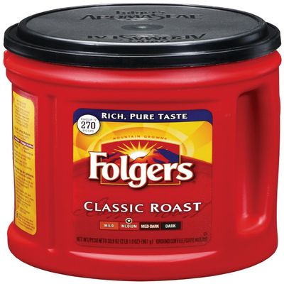 Folgers Coffee Classic Roast - 33.9 Ounce - Makes 270 Cups - 1 Unit