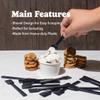 3000-Count 4 Inch Black Plastic Gelato Tasting Spoons | Mini Disposable Shovel Spoons for Desserts, Foods, Ice Cream | Frozen Dessert Supplies view 4
