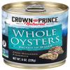Crown Prince Natural Whole Boiled Oysters, 8-Ounce Cans (Pack of 12) view 1