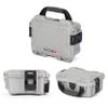 NANUK 903 Small Waterproof Hard Case with Foam Insert 9.1" x 6.8" x 3.8"- Silver view 3