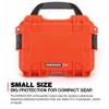 NANUK 903 Small Waterproof Hard Case with Foam Insert 9.1" x 6.8" x 3.8" - Orange view 2