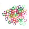 1/4" inch Orthodontic Elastic Rubber Bands, 500 Pack, Neon, Medium Force 3.5 oz, rubberbands for making bows, Dreadlocks, Dreads, Doll Hair, Braids, Top Knots + FREE elastic placer by AdentalZ view 2