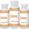Natural Living High Potency Vitamin D3 8000 IU 60 Capsules 3 Pack view 1