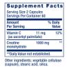 Life Extension Creatine Capsules  Creatine Monohydrate  Promotes Strength, Lean Muscle, Healthy Endurance  Non-GMO, Gluten-Free  120 Capsules view 3