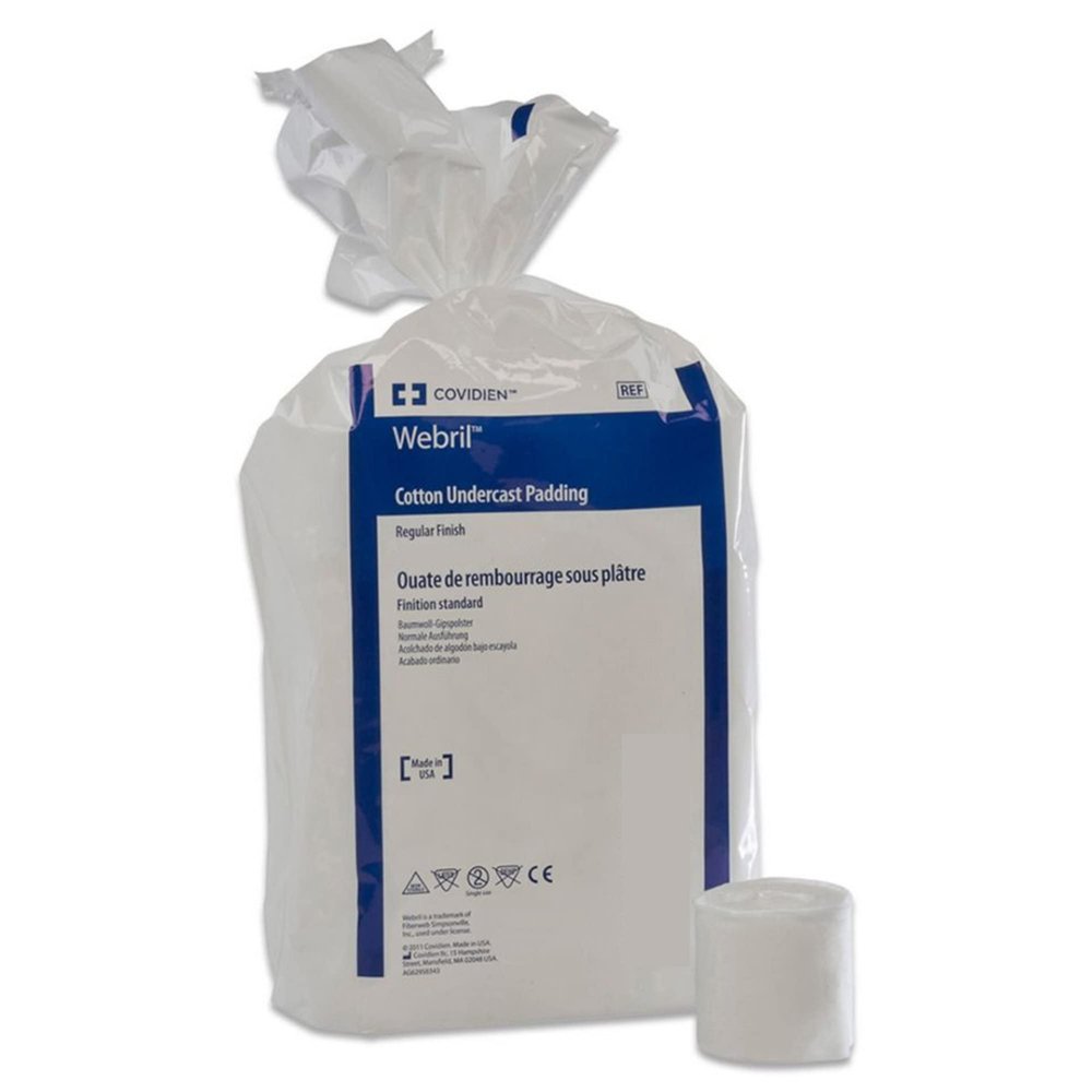 Webril Cast Padding 3" x 4 Yd Sterile Cotton White 2394-, 50 Ct