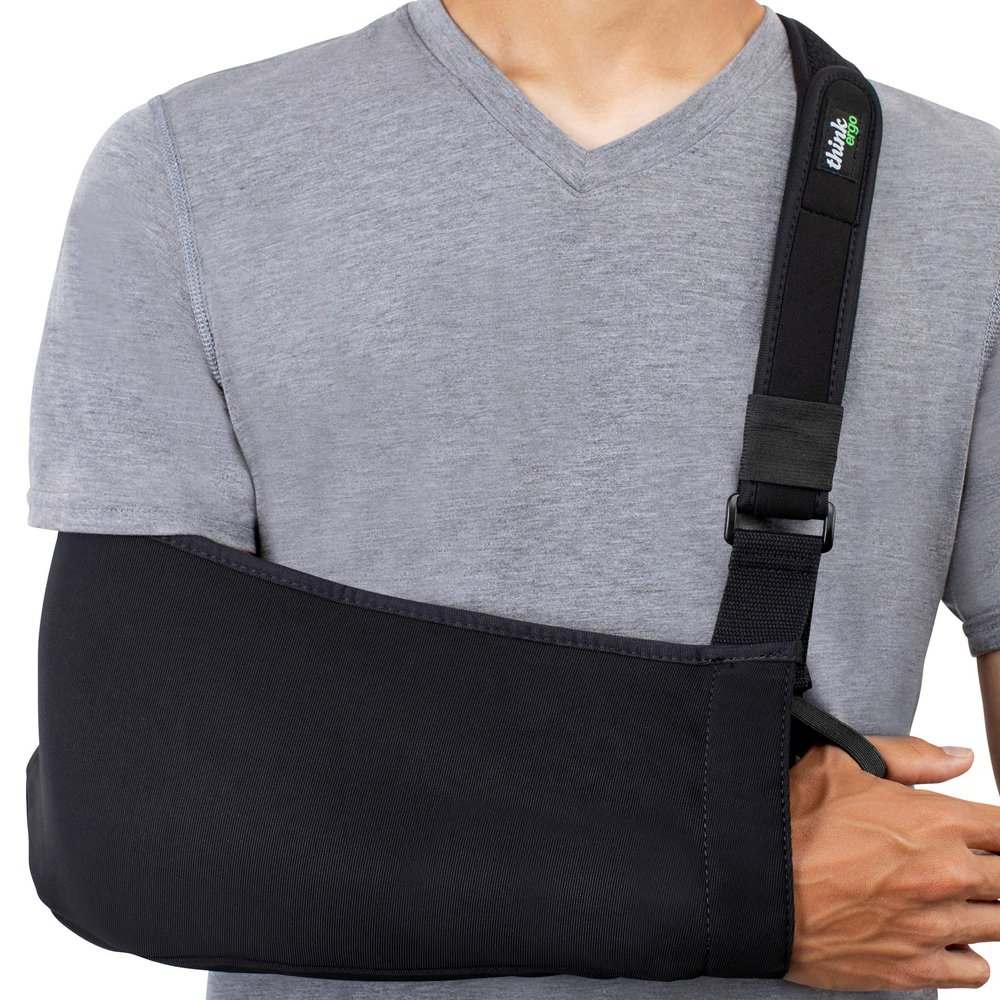 Think Ergo Arm Sling Sport Comfortable, Adjustable Arm Support for Shoulder, Elbow, Rotator Cuff Recovery Lightweight & Breathable