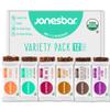 JONESBAR Organic Plant Based Protein Bars | 6 Flavor Variety Pack | Fruit & Nut Bar, Kosher, Gluten Free, Breakfast Bars, School Snacks, Vegan Snack & Healthy Snacks for Adults and Kids (Pack of 12) view 1