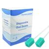 Munkcare Disposable Oral Foam Tipped Swab Mouth Cleaning Swab, Green Tooth Shape, 150 counts view 1