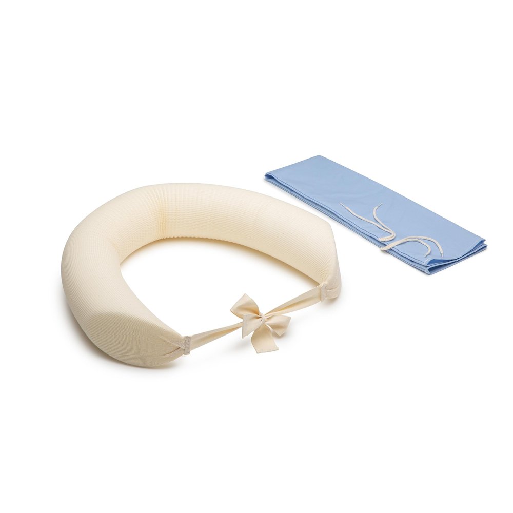 OPTP The Original McKenzie night roll Low Back Pillow for Sleeping and Round Back Support Pillow for Spine and Side Support Size Small/Medium