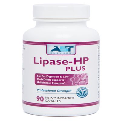 AST Enzymes Lipase-HP Plus 90 Vegetarian Capsules - Digestive Enzymes for Fatty Foods Keto Diet Digestive Enzyme Formula