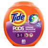 Tide PODS Laundry Detergent Soap Pods, Spring Meadow, 81 count view 1