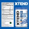 XTEND Sport BCAA Powder Blue Raspberry Ice - Electrolyte Powder for Recovery & Hydration with Amino Acids - 30 Servings view 2