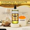Cellulite Massage Oil with Massager Mitt - 100% Natural Cellulite Oil, Highly Absorbable and Deeply Penetrates Skin- Firms, Tones, Tightens & Moisturizes Skin by Cosmetasa 16.9 oz view 2