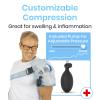 Arctic Flex Shoulder Ice Pack Brace - Cold Compression Wrap with Pump - Supports Rotator Cuff, Frozen Shoulders, Tendinitis, Dislocated Joints, Labrum Tears, Pain, Sprains - Fits Left or Right Shoulder view 3
