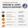 4-in-1 Turmeric and Garlic Supplements with BioPerine  2360mg Turmeric Ginger Root Capsules with Garlic  High Potency Herbal Blend (120 ct) view 3