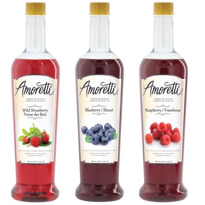 Amoretti - Berry Syrups 3 Pack