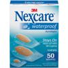 Wholesale Case of 25-3M Nexcare Clear Waterproof Bandages-Bandages, Waterproof, Assorted Sizes, 50/BX, Clear view 1