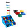 CanDo Graded Pinch Exerciser, Finger Exerciser Hand Therapy Equipment for Recovery, Grip Strength Trainer, Kit with 50 Pinchers view 1