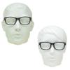 proSPORT Multifocal Progressive 3 Magnifications in 1 Lens No Line Computer Gaming Reading Glasses for Men & Women (Professor - Black & Black/Med -Large, 1.00, multiplier_x) view 3