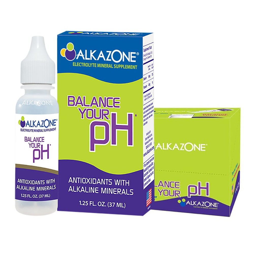 ALKAZONE Balance Your pH (Antioxidants Alkaline Mineral Booster & Supplements) (6-Pack)