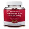 Amazon Basics Vitamin B12 3000 mcg, Normal Energy Production and Metabolism, Immune System Support, 100 Gummies (2 per serving), Pack of 2, Raspberry (Previously Solimo) view 1