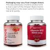 Amazon Basics Vitamin B12 3000 mcg, Normal Energy Production and Metabolism, Immune System Support, 100 Gummies (2 per serving), Pack of 2, Raspberry (Previously Solimo) view 4