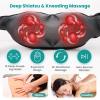 Nekteck Shiatsu Neck Massager with Heat for Pain Relief Deep Tissue, Valentines Day Gifts for Him Her Relaxation Tools, FSA Eligible Back Shoulder Kneading Massage Pillow, HSA Eligible (NOT Cordless) view 2