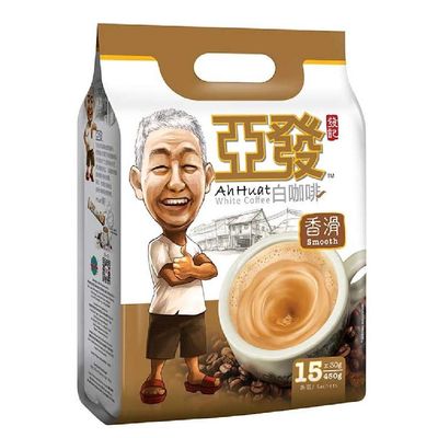 Ah Huat White Coffee (Smooth Classic 15 x 30g, 1 Pack)