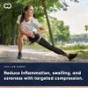 Copper Compression Leg Compression Sleeve - Copper Infused Knee Stabilizer Brace for Running, Meniscus Tear, ACL, MCL, Arthritis, Joint Pain Relief - Thigh & Calf Support for Men & Women view 4