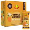 Amrita Nut Free Mango Coconut Vegan Protein Bars (12 Count) | 11g Plant-Based Protein Bar | Peanut Free, Gluten Free, and Dairy Free | Low Sugar, High Fiber, Healthy School-Safe Snacks