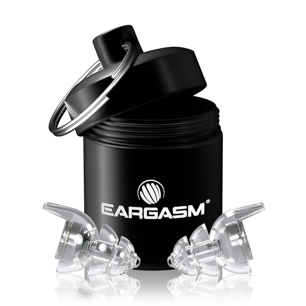 Eargasm Smaller Ears Earplugs - Transparent High Fidelity Filtered Noise Reducing Reusable Ear-Plugs for Kids, Women, Men - Hearing Protection for Motorcycles, Concerts, Festivals, Sporting Events