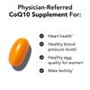 Theralogix NeoQ10 Coenzyme Q10 Supplement - Heart Health & Fertility Support - CoQ10 Fertility Supplement for Men & Women* - NSF Certified - 90 Softgels (90-Day Supply) view 3