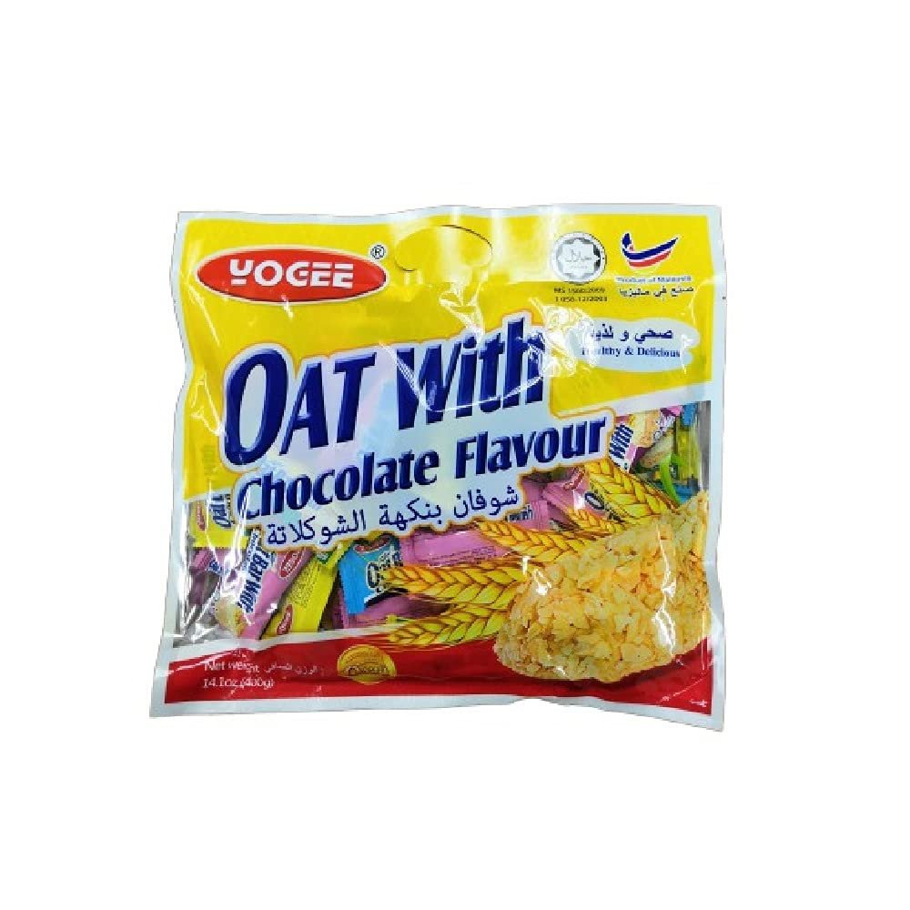 Yogee Oat Bar with Chocolate 400g (1 Pack)
