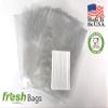 100 Clear Treat & Favor Bags | Ties Included | Great For Cake Pops, Candy, Gifts, Wedding or Party Favors | Food Safe Plastic | Stronger Than Cellophane | 1.5 Mils Thickness | 5.75" x 7.75" view 2